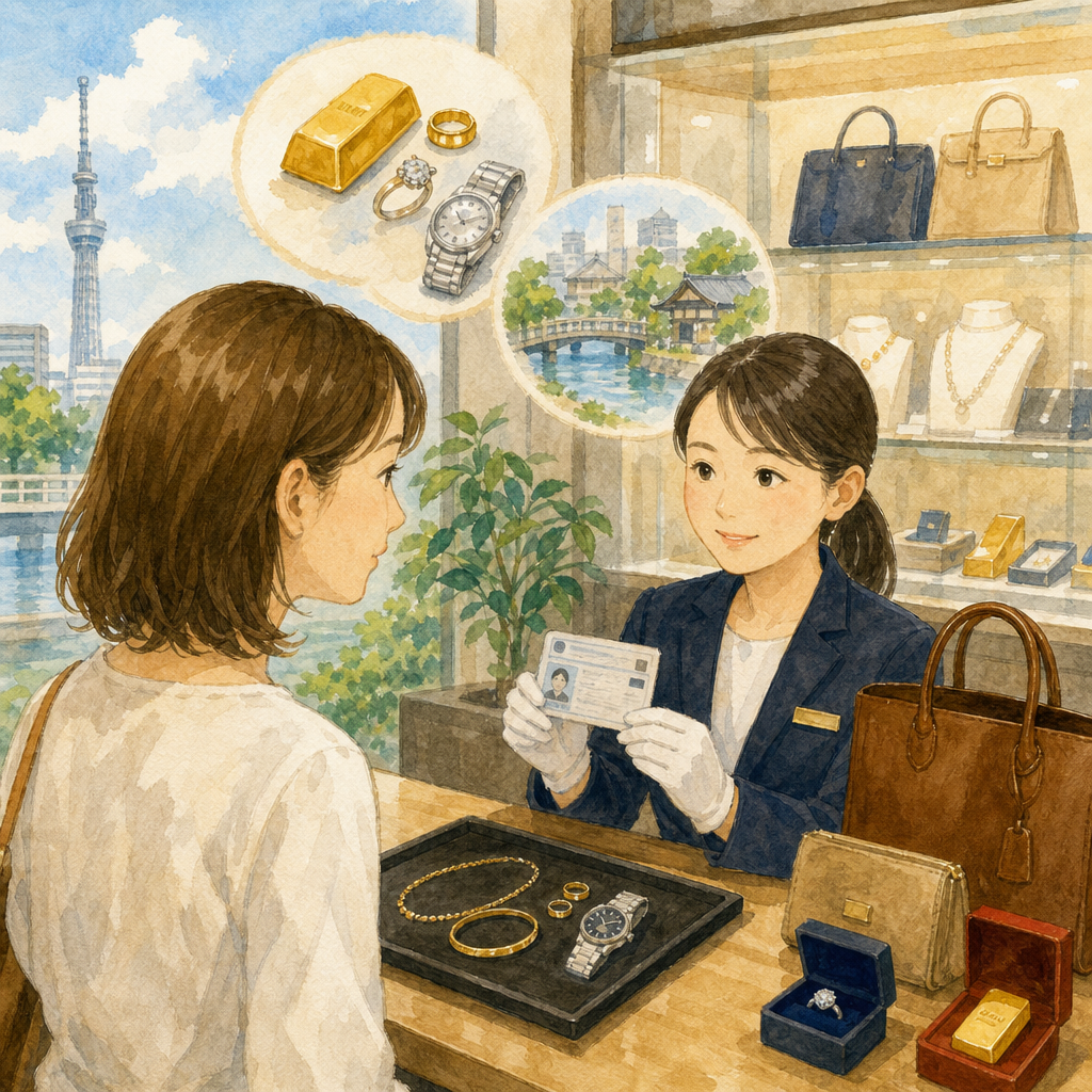 葛飾区の買取店で貴金属・ブランド品売却前の本人確認